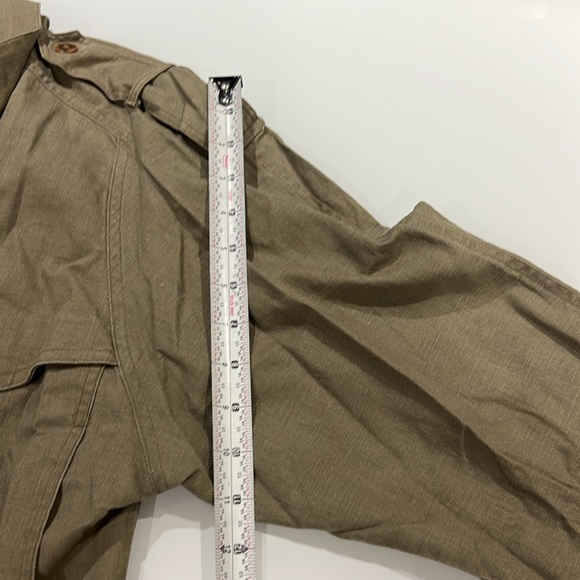 Linen blend bomber jacket - Picture 11 of 12